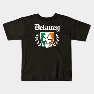 Delaney Shamrock Crest Kids T-Shirt